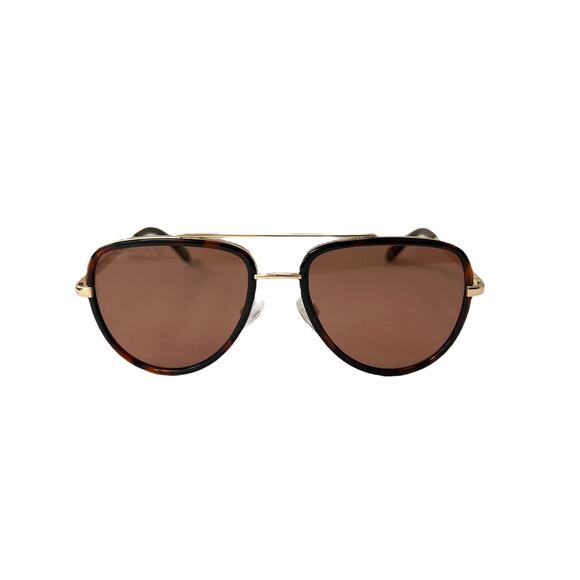 Quay Australia All In Mini Aviator Sunglasses Dark Tortoise Dark Apricot main image 6